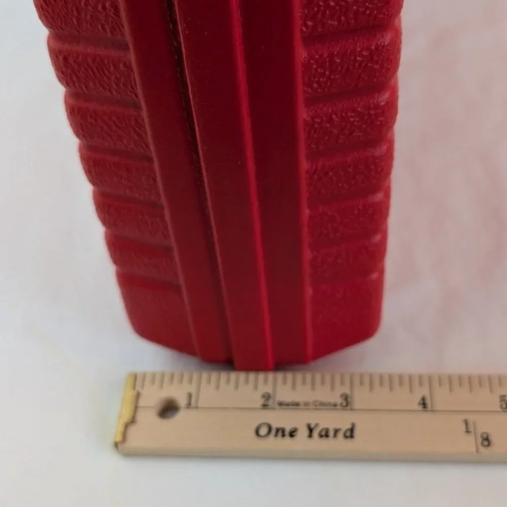 Vintage‎ 1985 Lego Red Storage Container Carrying Bin Case 10x13x4 inch